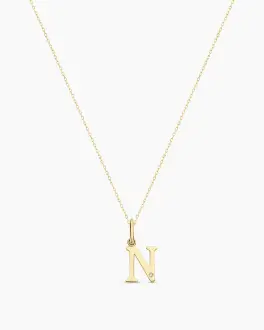 Ожерелье с буквой «N»