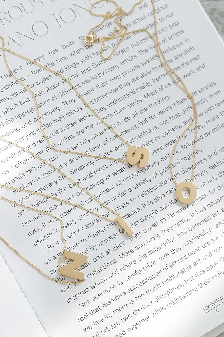 "Q" Letter Necklace — photo 1