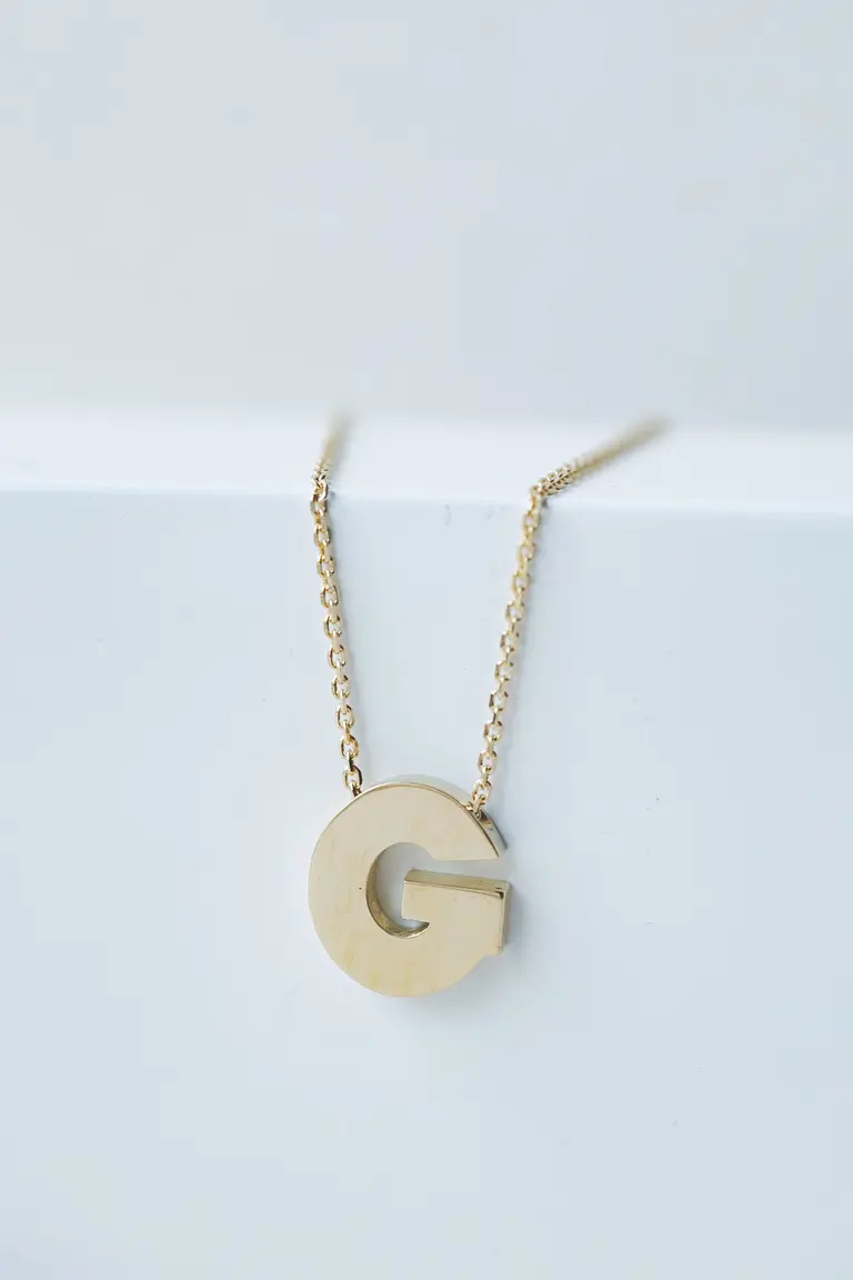 "G" Letter Necklace — photo 1