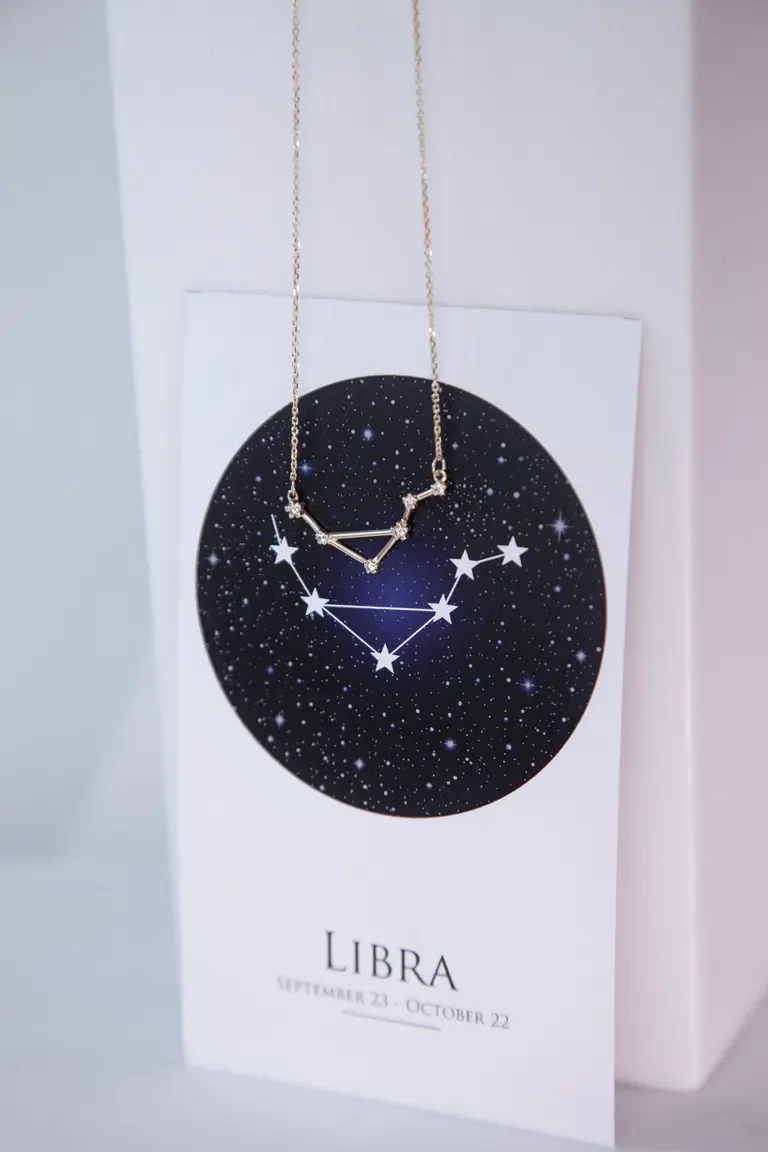 Libra Constellation Necklace (Libra) — photo 1