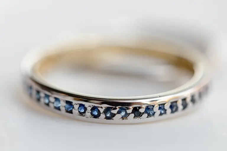 Sapphire Pavé Ring — photo 1