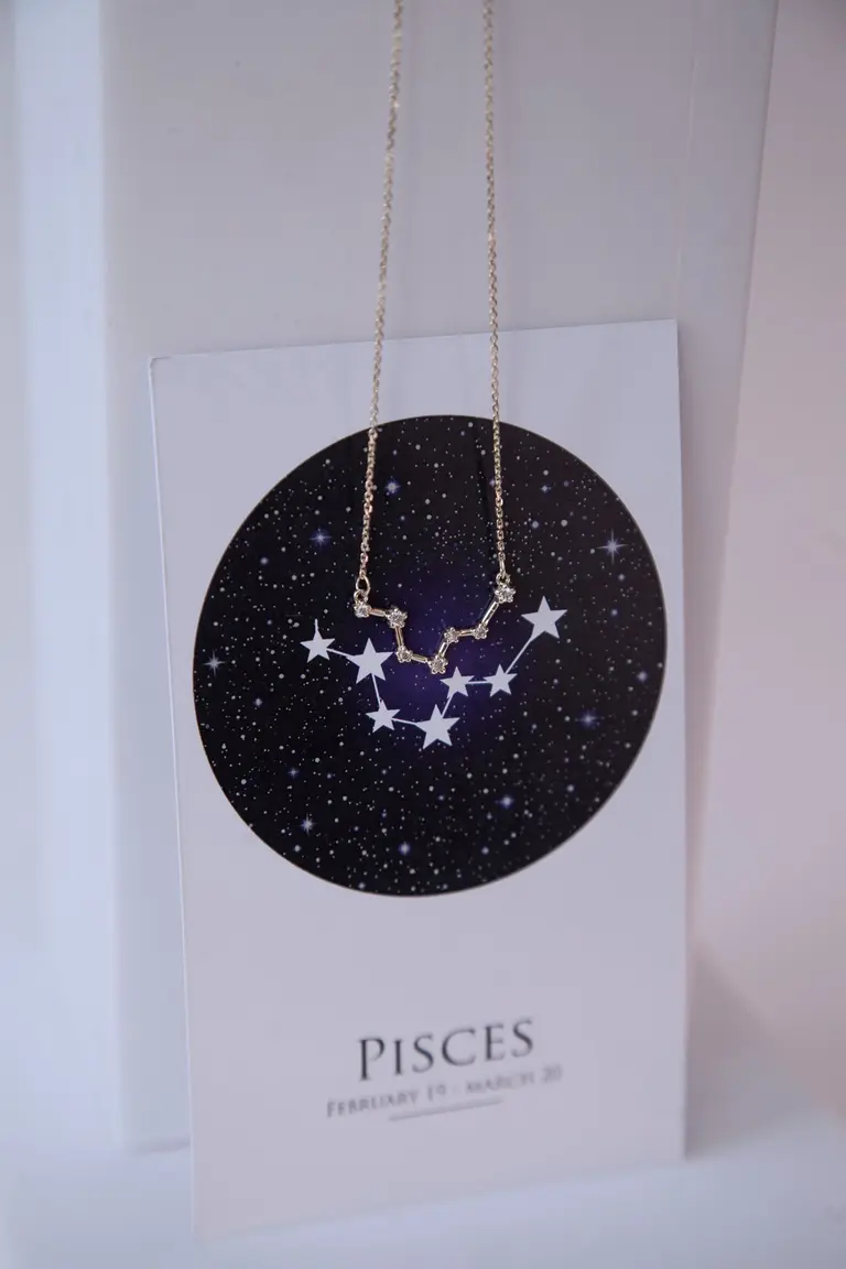 Pisces Constellation Necklace — photo 1