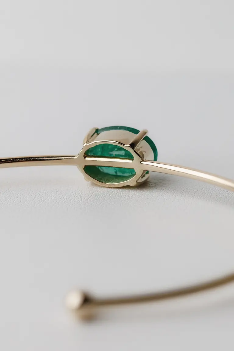 Bracelet with Emerald — photo 2