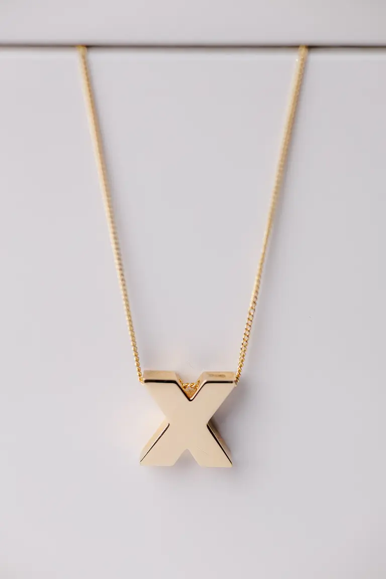 Ожерелье с буквой "X" — фото 2