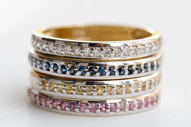 Sapphire Pavé Ring — photo 2
