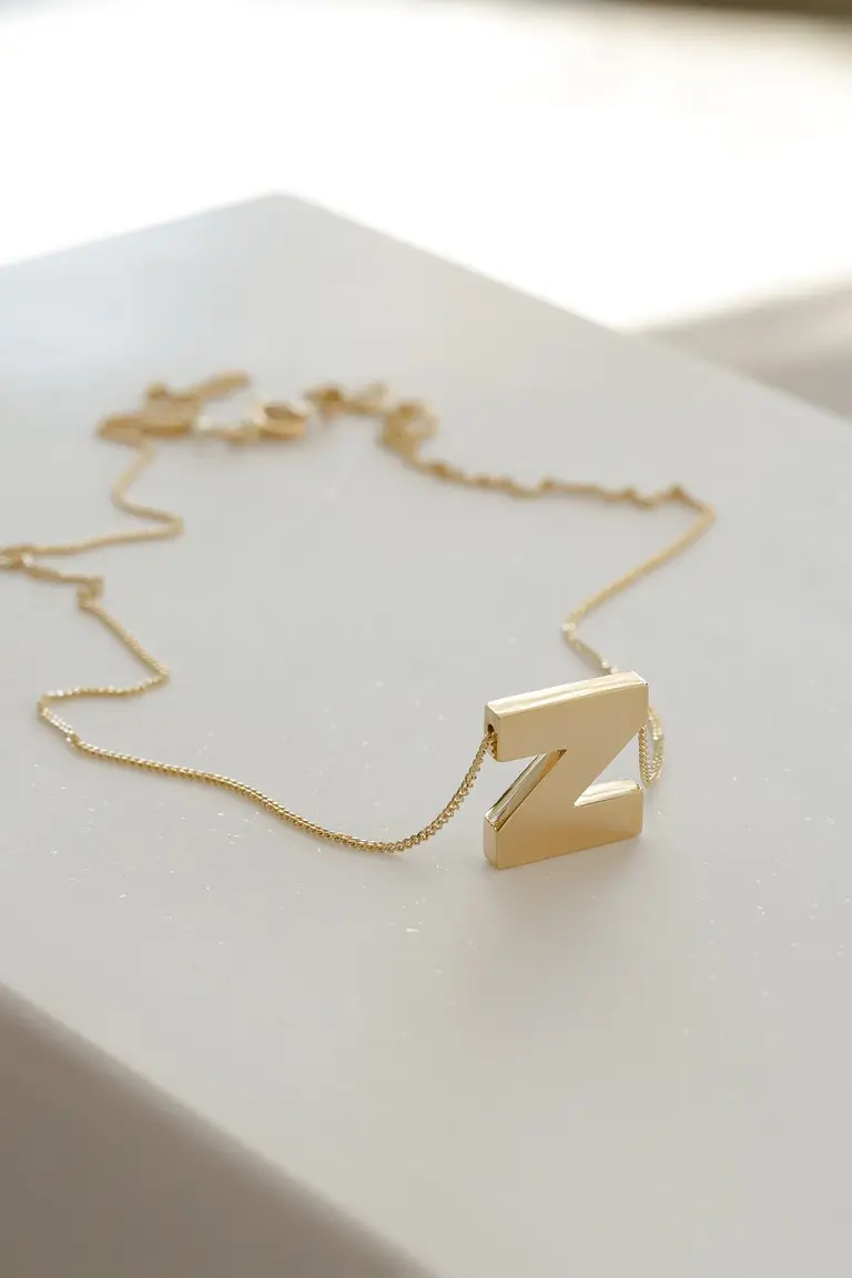 Necklace with letter “Z” — photo 1