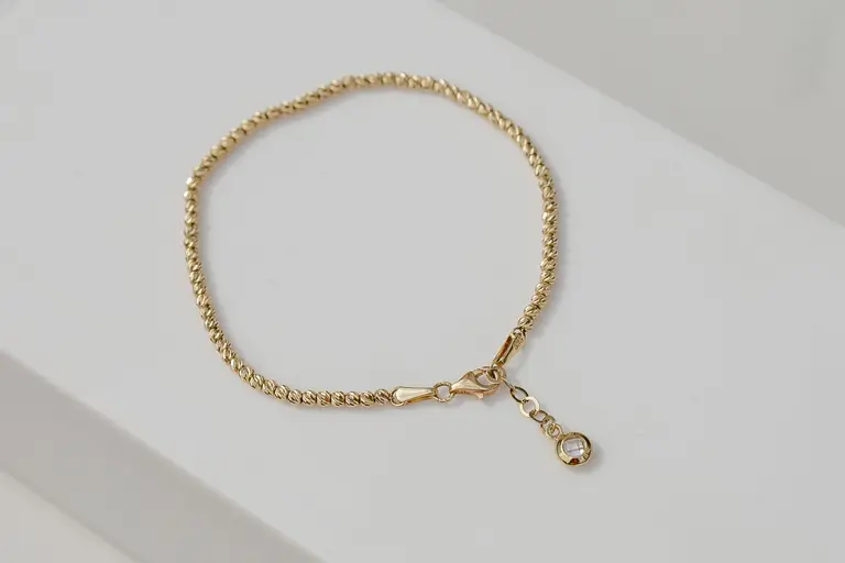 Diamond-Cut Ball Bead Necklace — photo 1