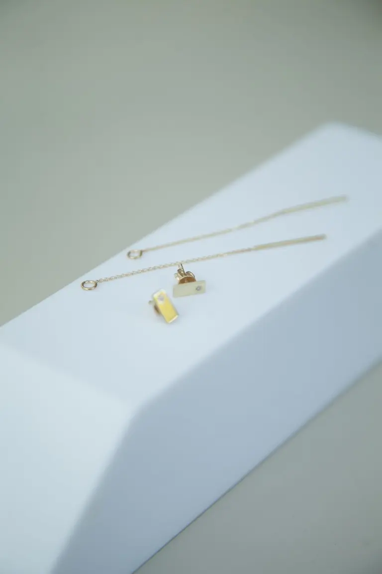 Transformer Earrings with Diamond — photo 3