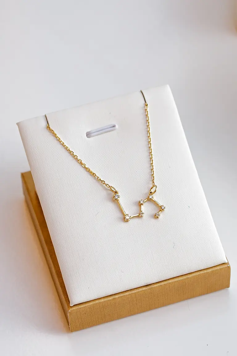 Leo Constellation Necklace (Leo) — photo 2