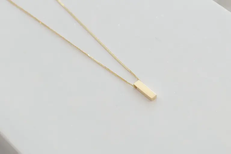 "I" Letter Necklace — photo 1