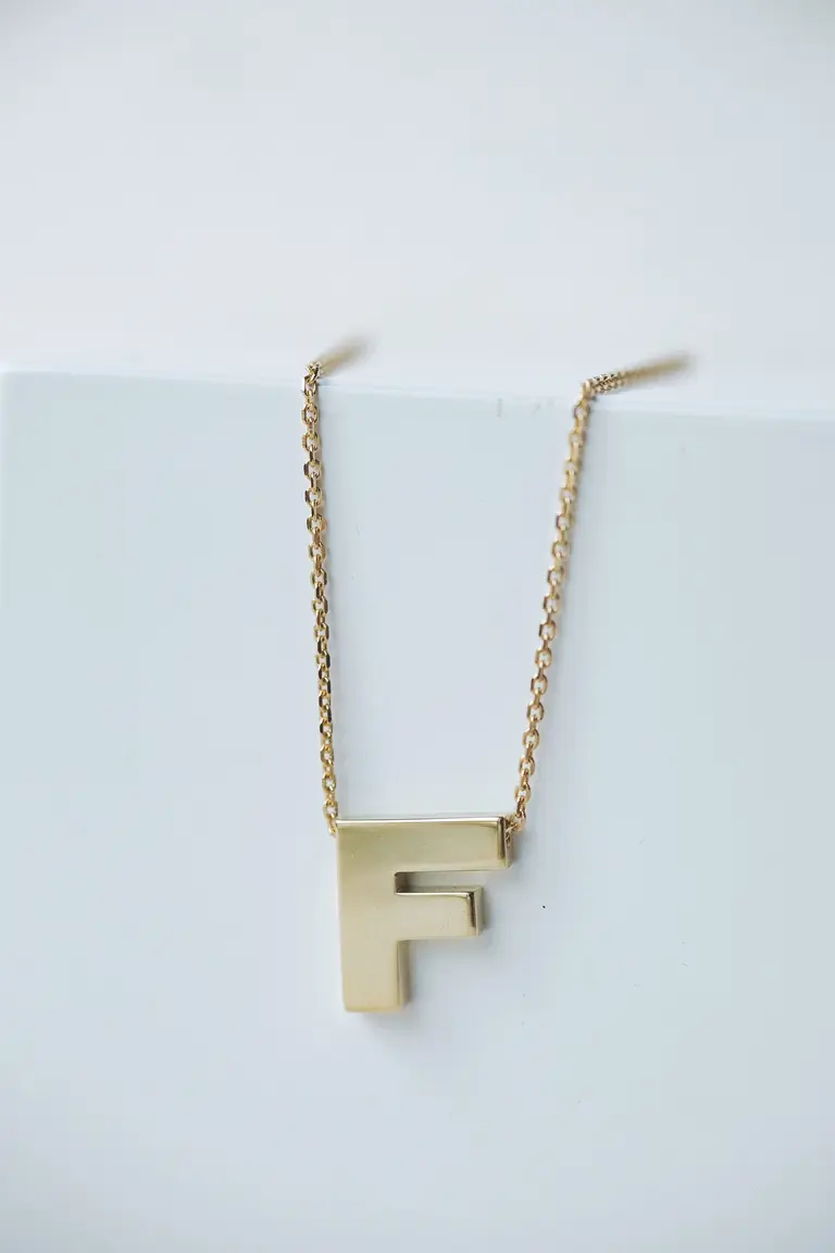Necklace with letter “F” — photo 1