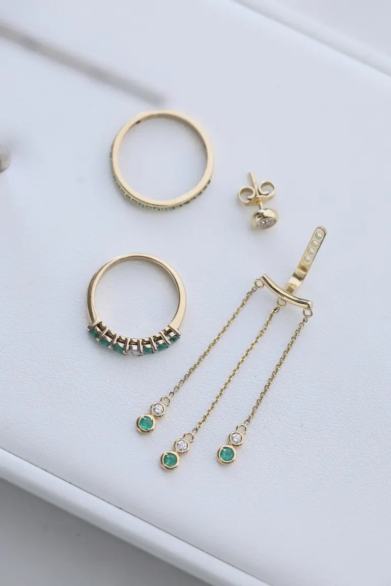 Studs with pendant — photo 6