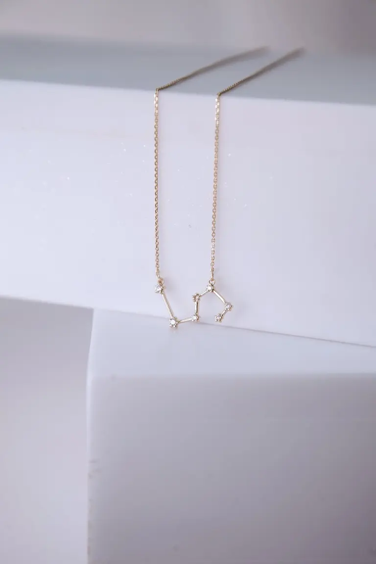 Leo Constellation Necklace (Leo) — photo 4
